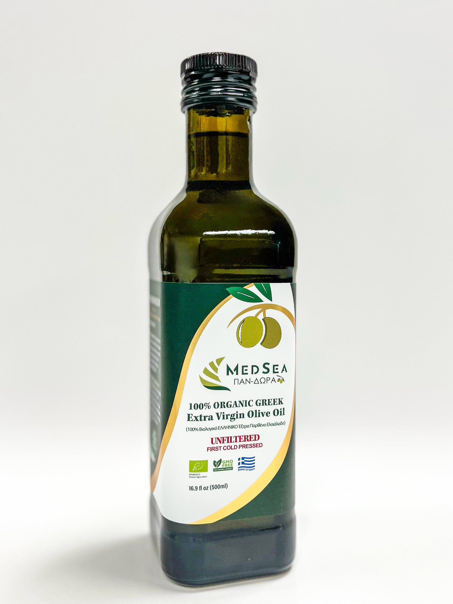 MEDSEA ORGANIC EXTRA VIRGIN OLIVE OIL 500ML