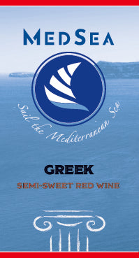 Greek Semi-Sweet Red Wine